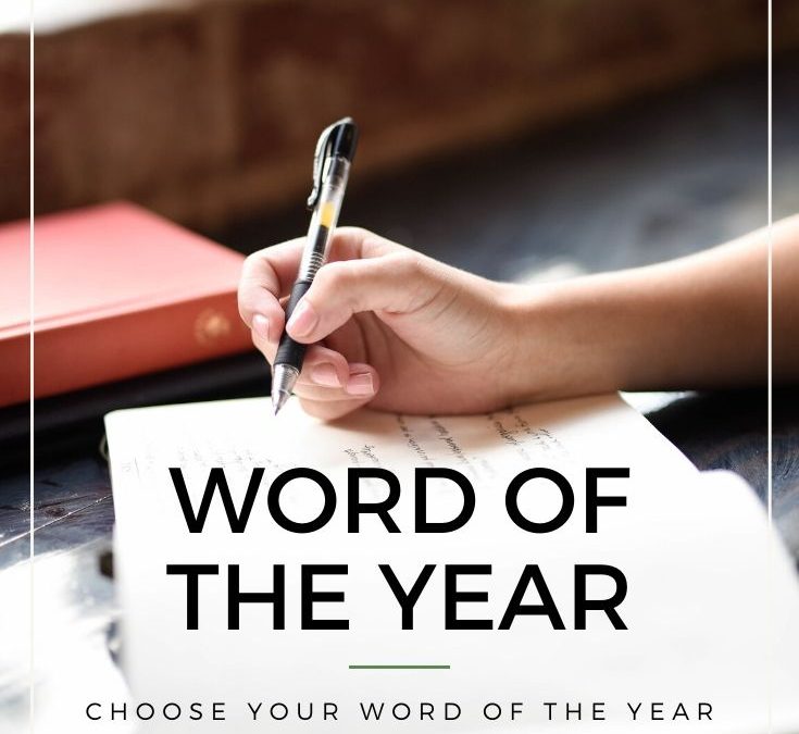 What’s Your Word of the Year? Choose One