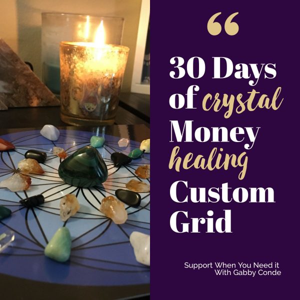 Crystal Money Healing Energy Custom Grid